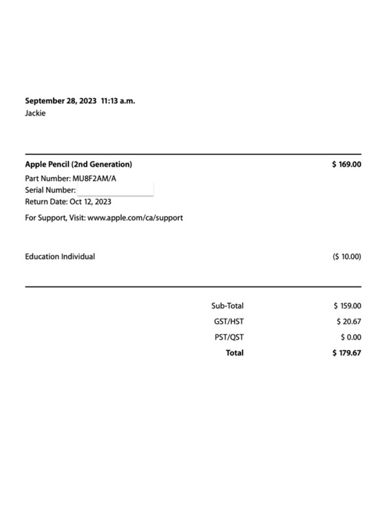 Apple Pencil 2nd Generation Used only Once - Picture 5 of 5